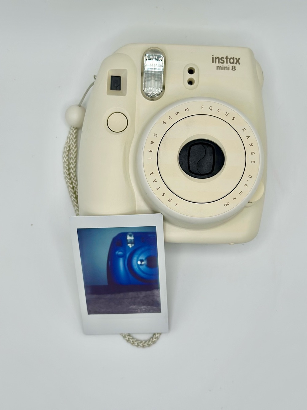 Fujifilm Instax Mini 8 Instant Camera Cream/White Fully Working